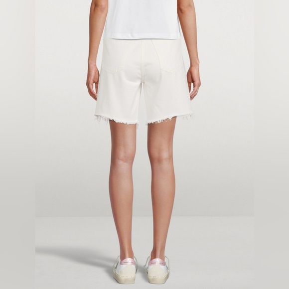 CITIZENS OF HUMANITY Camilla White Frayed Hem Shorts Size 32 100% Cotton - Picture 2 of 10